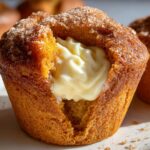 Pumpkin Muffins with Maple Cream Cheese Filling