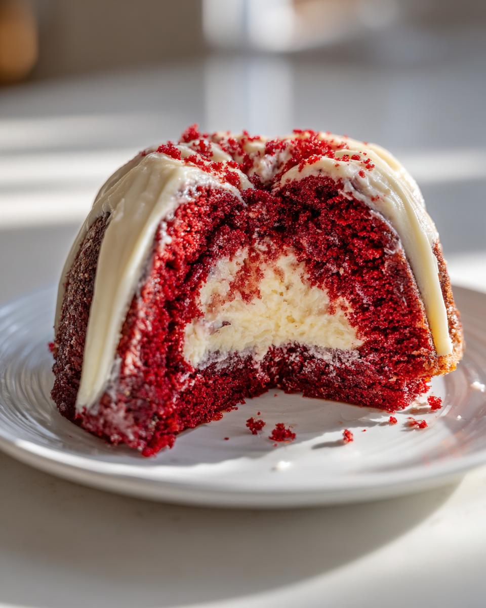 Red Velvet Bundt Cake - detail 2