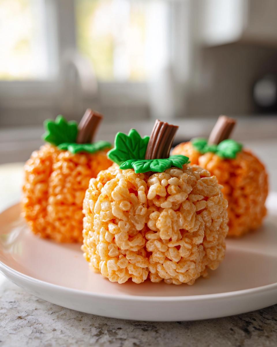 Rice Krispie Treat Pumpkins - detail 1