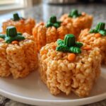 Rice Krispie Treat Pumpkins