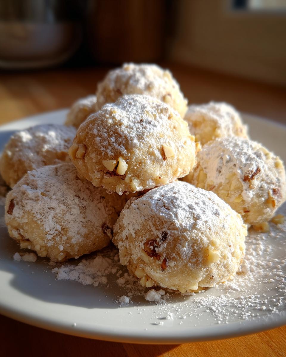 Russian Tea Cakes (Snowball Cookies) - detail 1