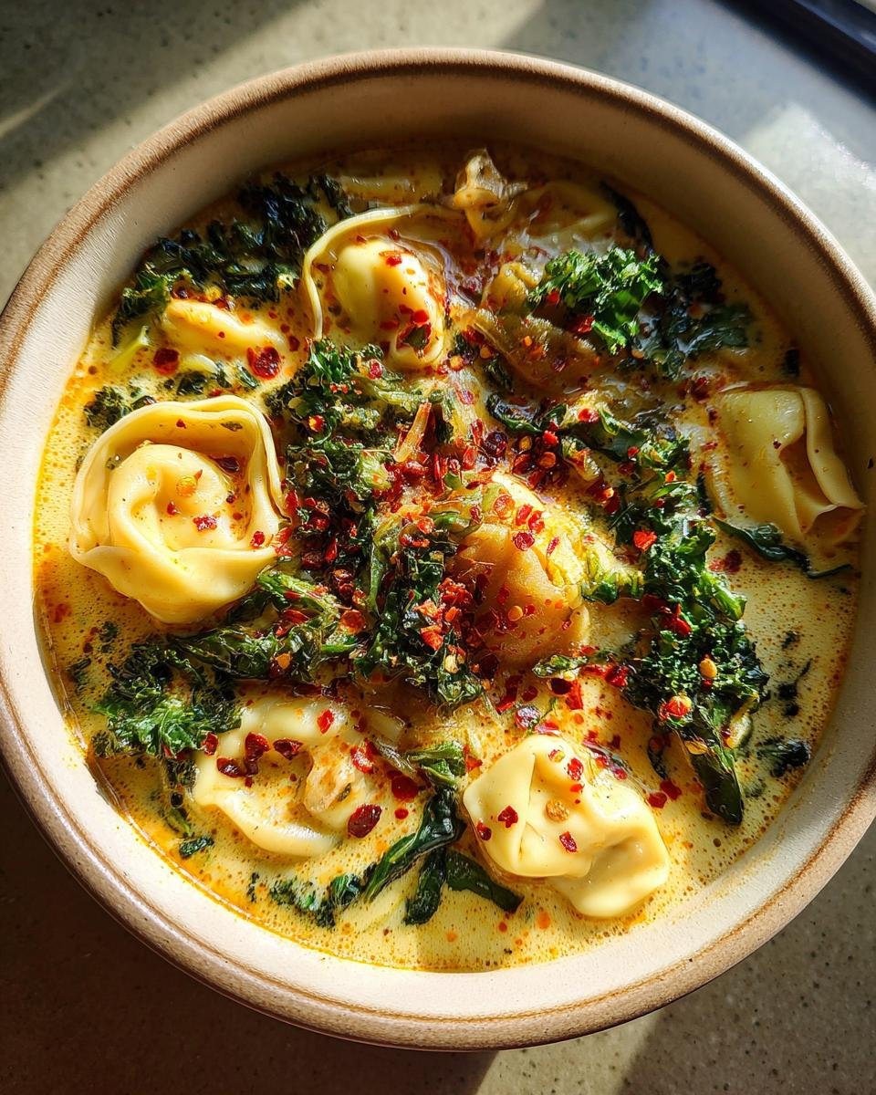 Sausage Tortellini Soup - detail 2