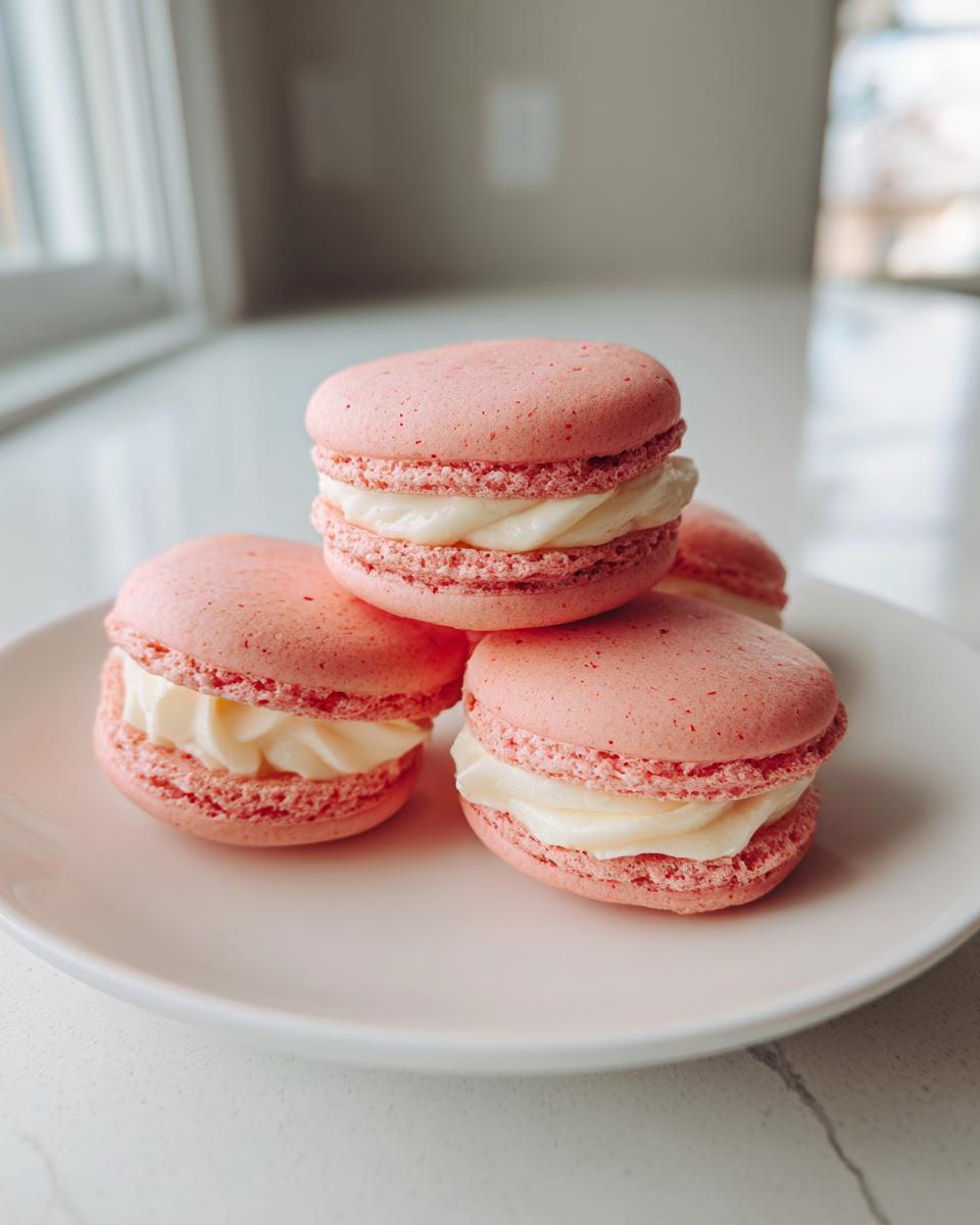 Soft Strawberry Cake Mix Sandwich Cookies - detail 1