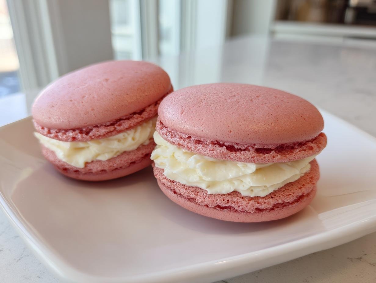 Soft Strawberry Cake Mix Sandwich Cookies