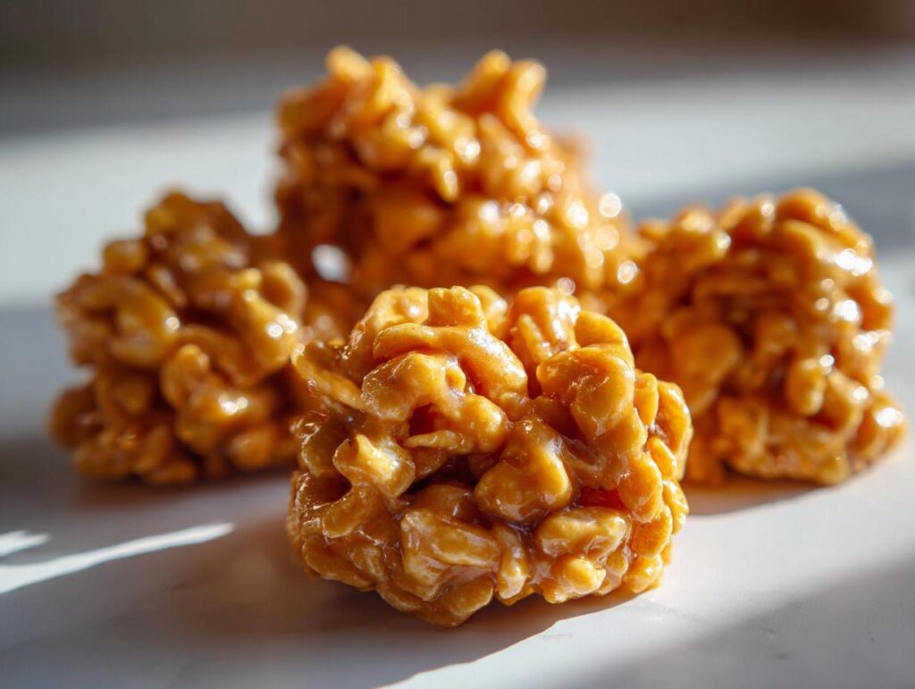 Soft and Chewy Caramel Clusters