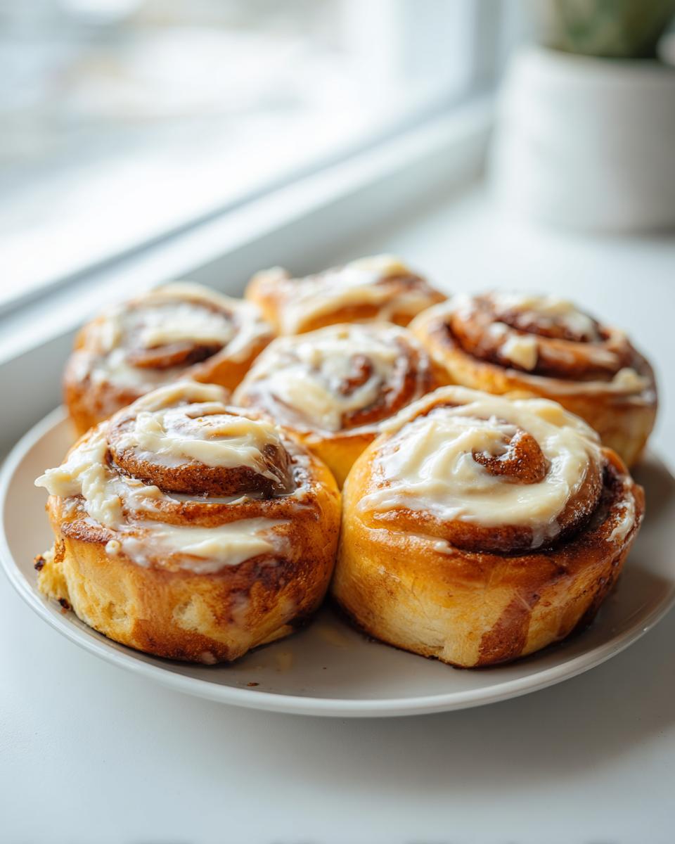 Soft and Fluffy Sourdough Cinnamon Rolls - detail 1