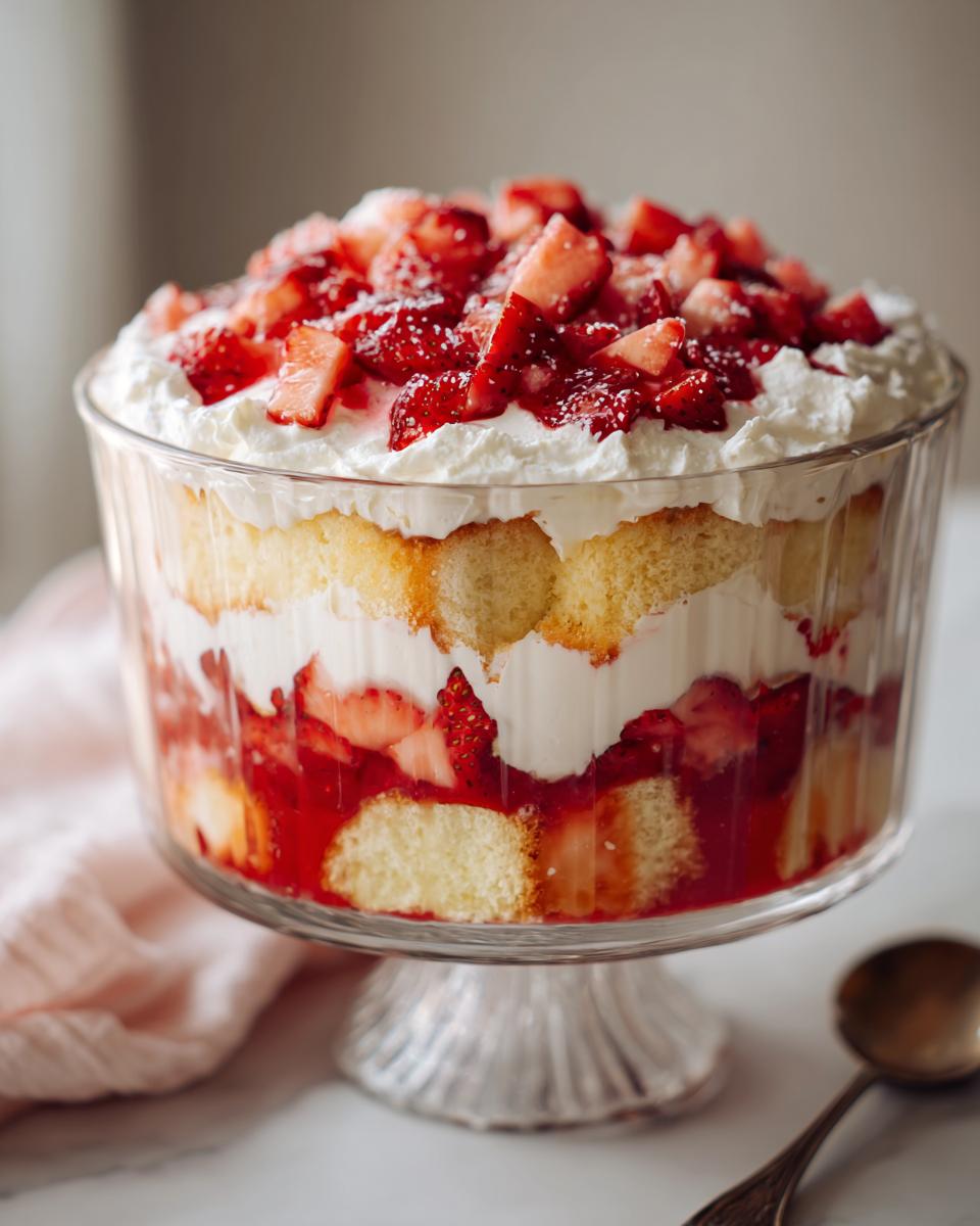 Strawberry Shortcake Trifle - detail 2
