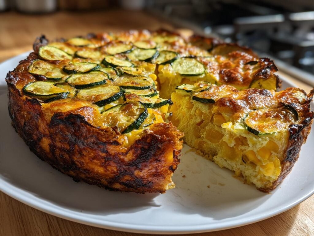 Sweet Corn and Zucchini Pie