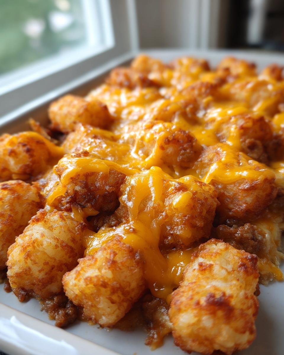 Tater Tot Casserole with Ground Beef - detail 2