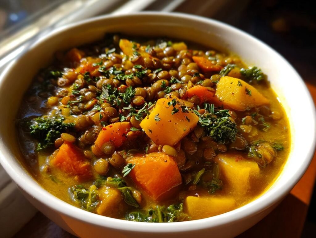 The Best Detox Crockpot Lentil Soup