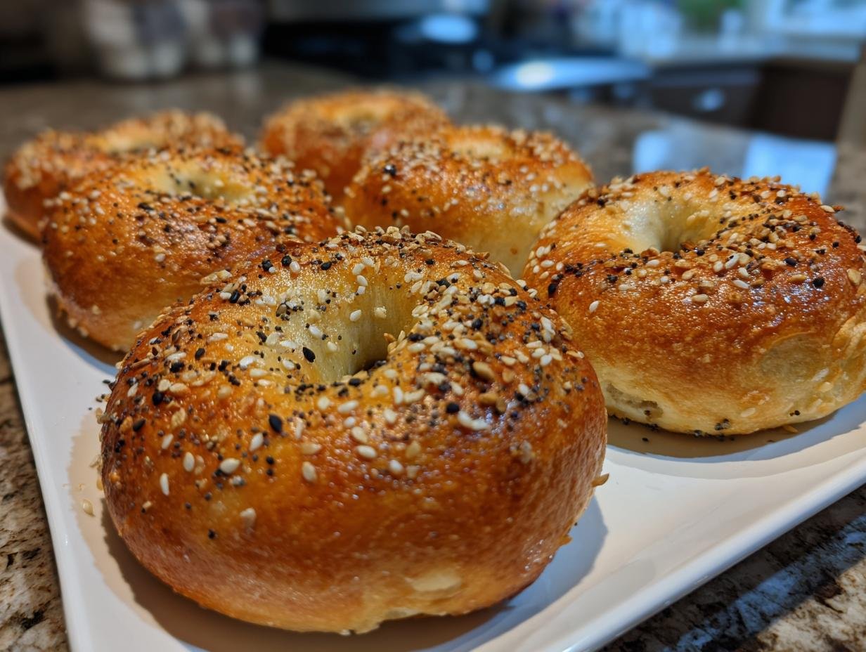The Best Sourdough Bagels