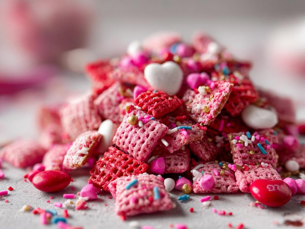 Valentine’s day muddy buddies