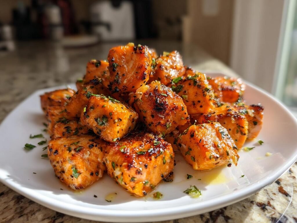Air Fryer Salmon Bites