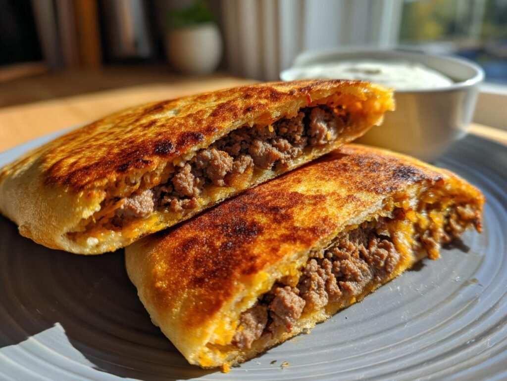 Arayes (Lebanese Meat-Stuffed Pita)
