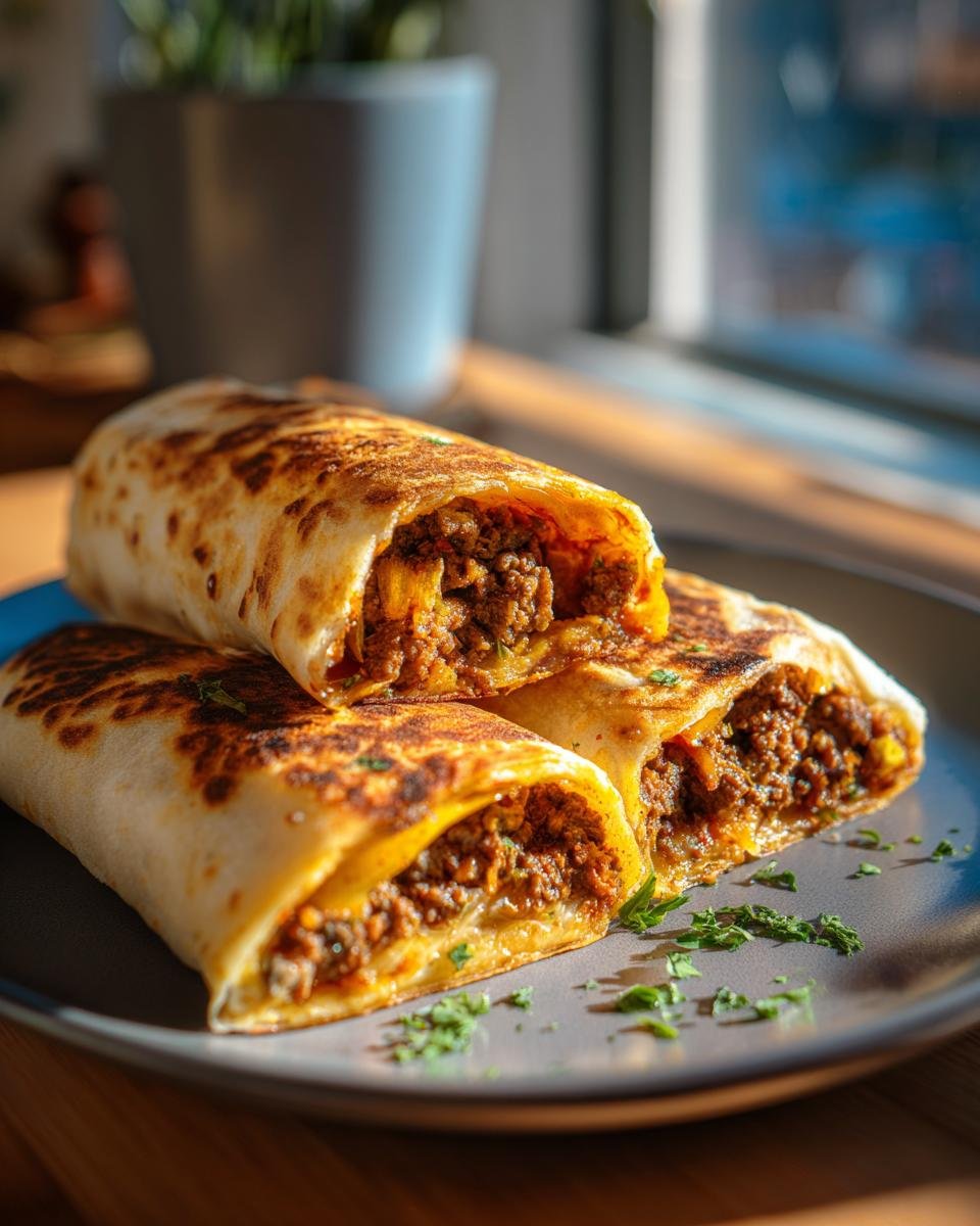 Arayes (Lebanese Meat-Stuffed Pita) - detail 2