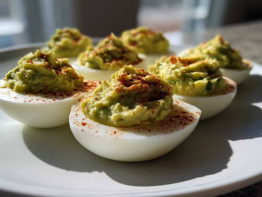 Avocado Deviled Eggs