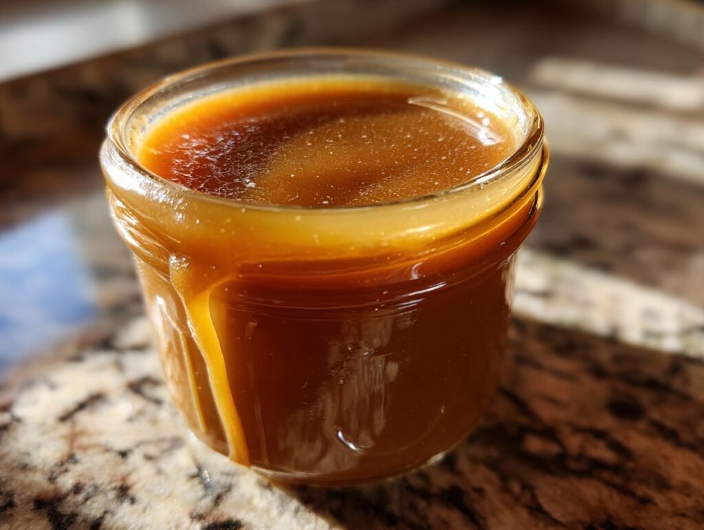 BROWN SUGAR CARAMEL SAUCE.