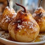 Baked Pears with Cinnamon and Honey
