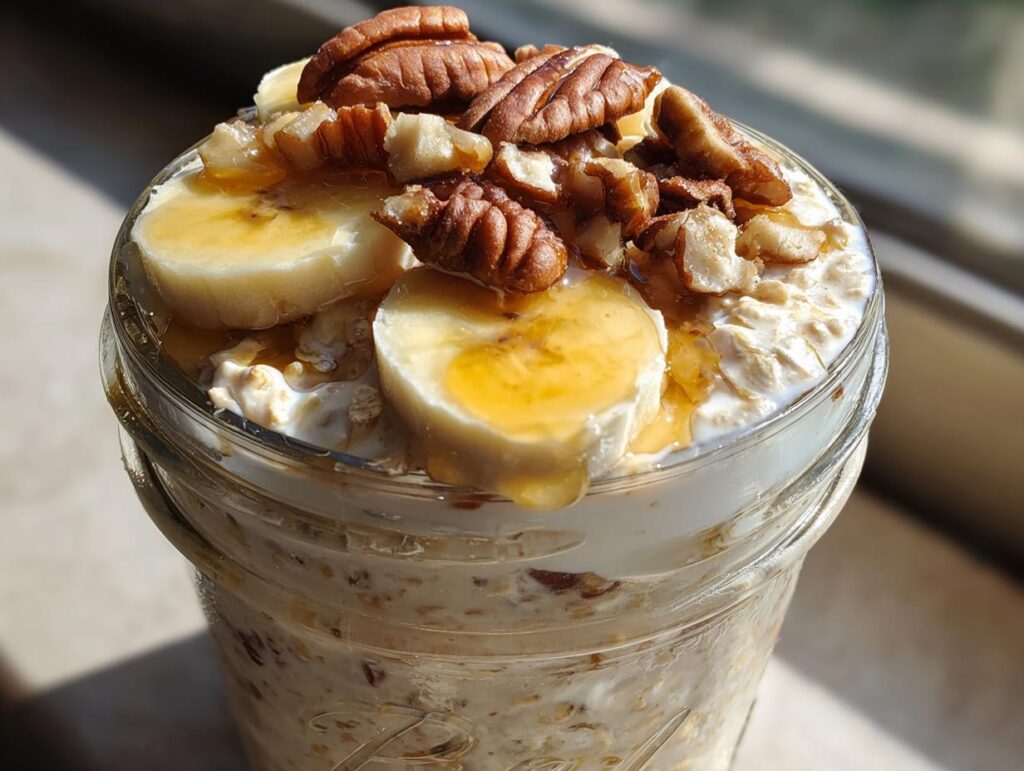 Banana Bread Overnight Oats