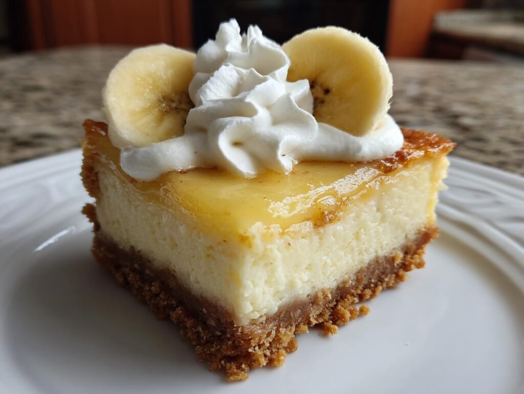 Banana Pudding Cheesecake Squares