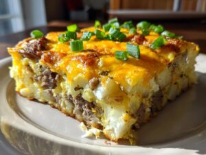 Beef, Potato, and Egg Casserole