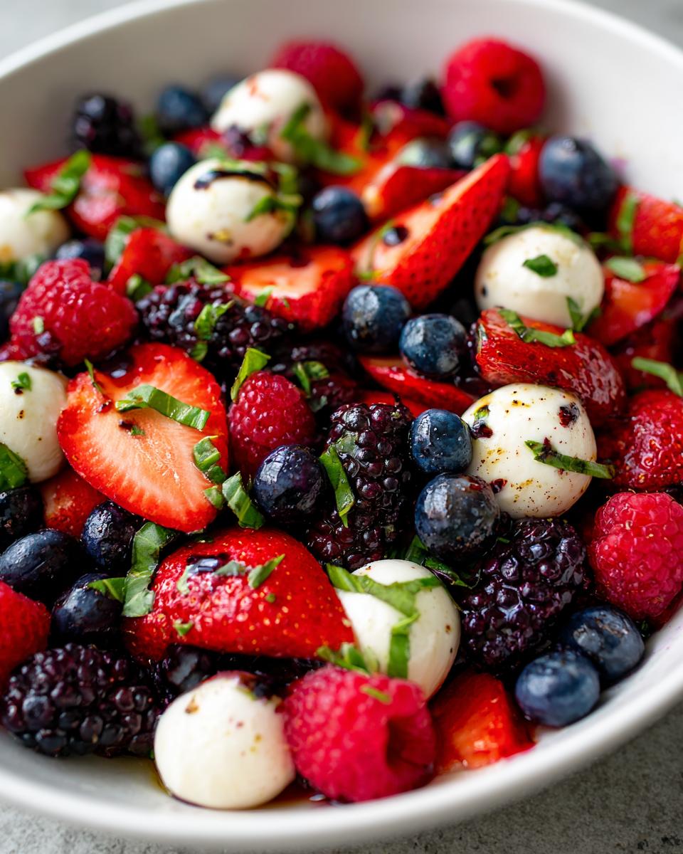 Berry Caprese Salad - detail 1