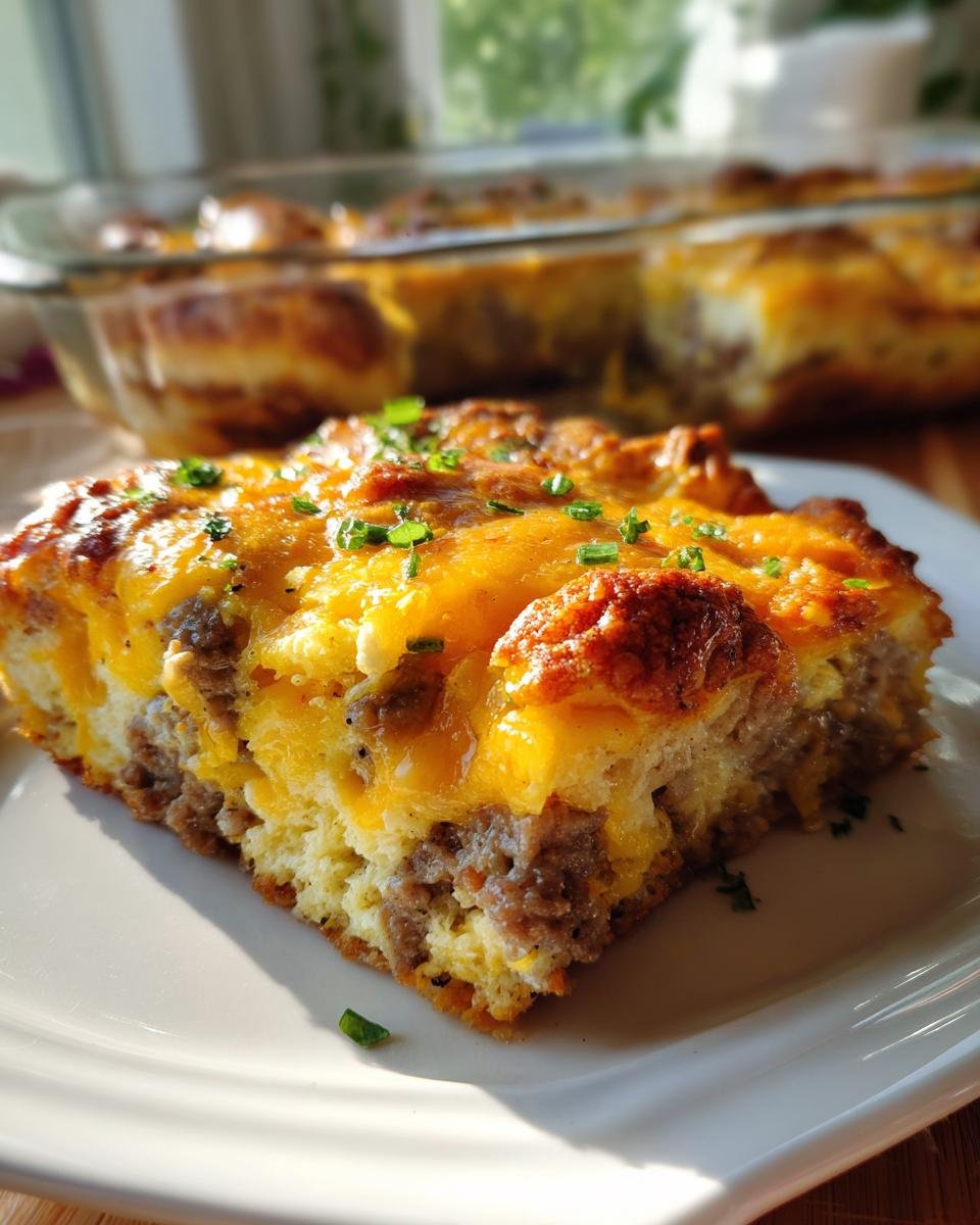 Biscuits and Gravy Breakfast Casserole - detail 1