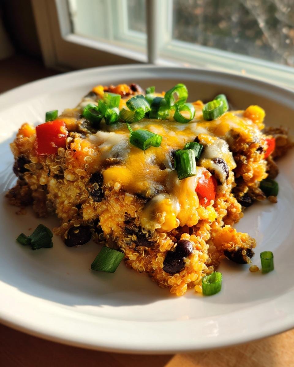 Black Bean Quinoa Enchilada Bake - detail 1
