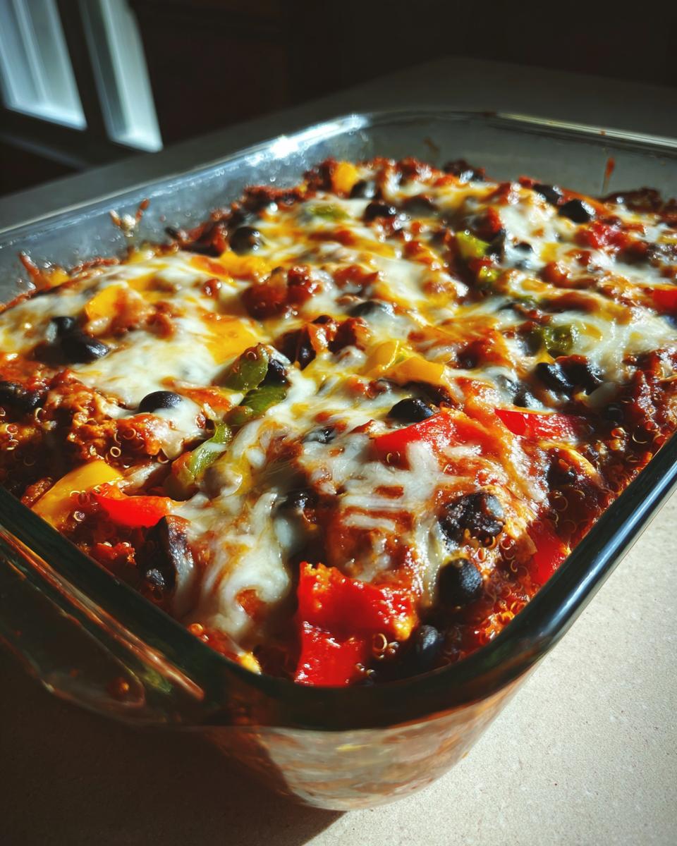 Black Bean Quinoa Enchilada Bake - detail 1