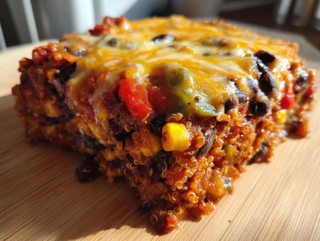 Black Bean Quinoa Enchilada Bake
