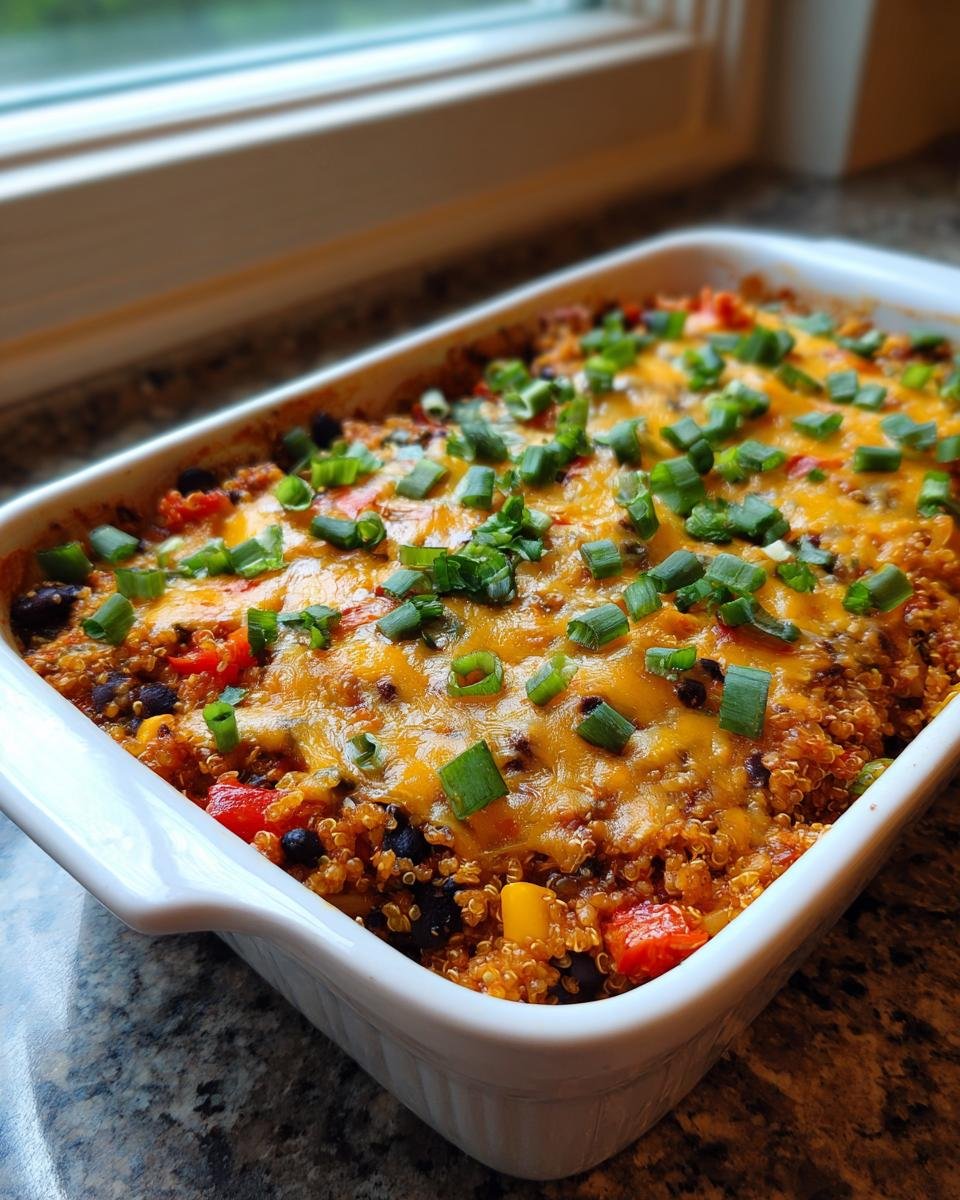 Black Bean Quinoa Enchilada Bake - detail 2