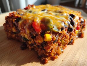 Black Bean Quinoa Enchilada Bake