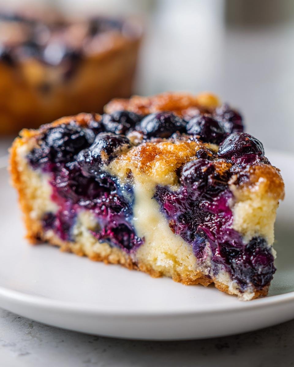 Blueberry Cream Cheese Dump Cake - detail 1