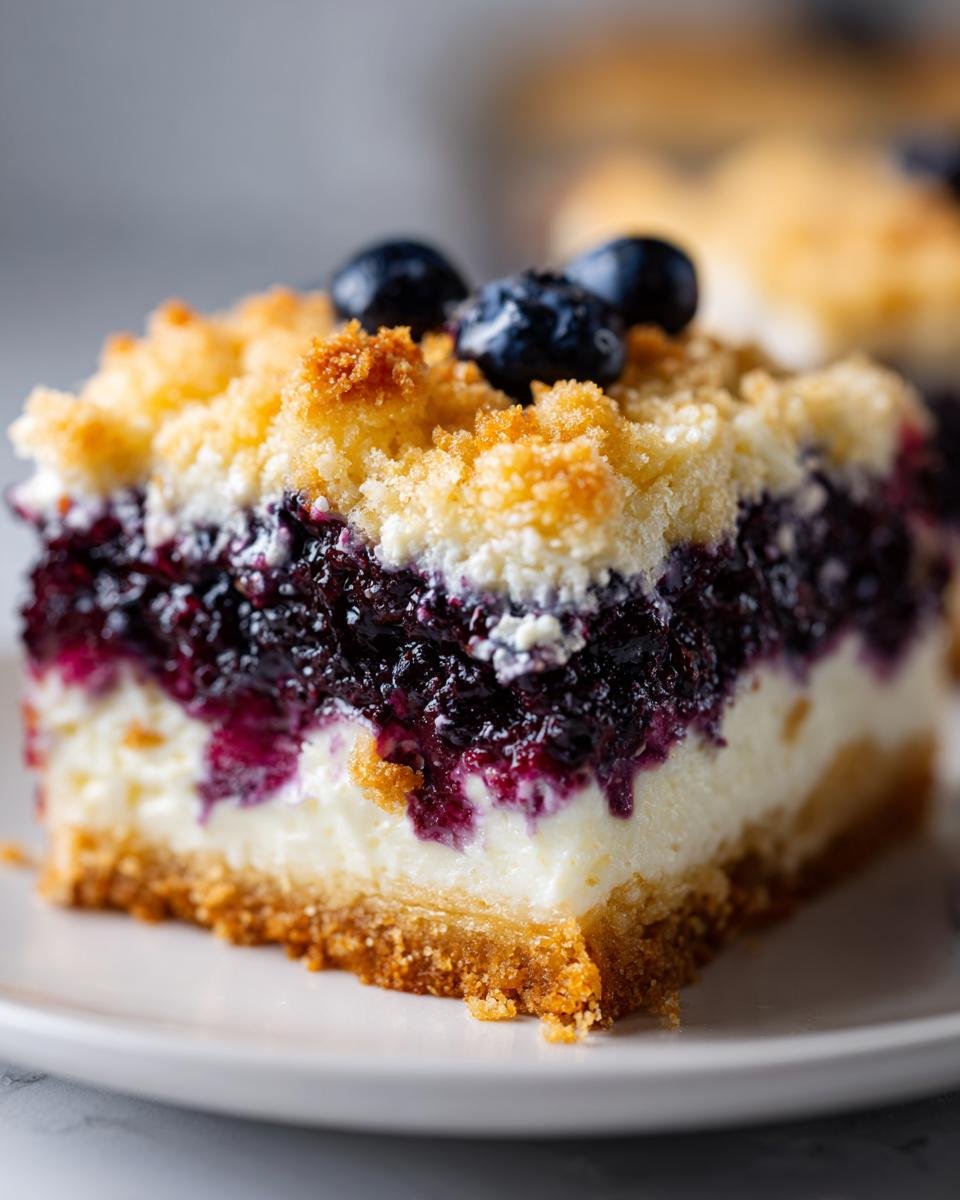 Blueberry Cream Cheese Dump Cake - detail 2