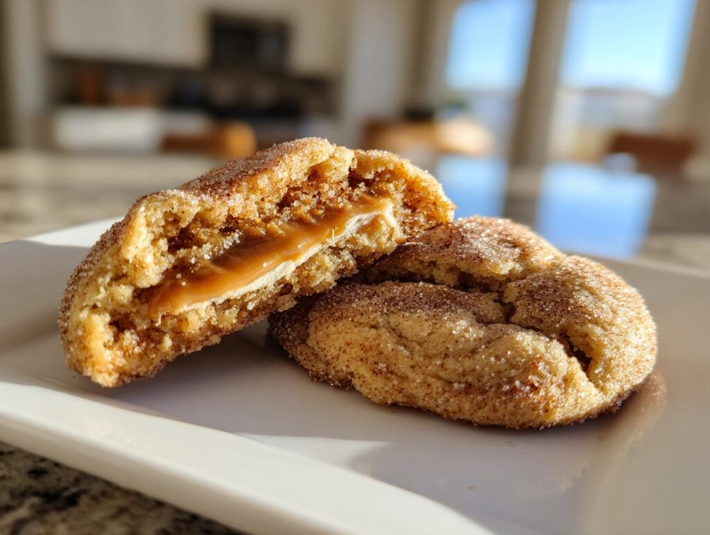 Brown Butter Salted Caramel Snickerdoodles