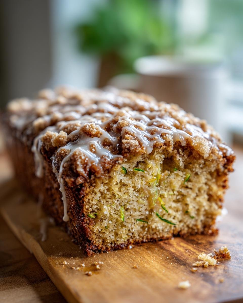 Brown Butter Zucchini Coffee Cake - detail 1