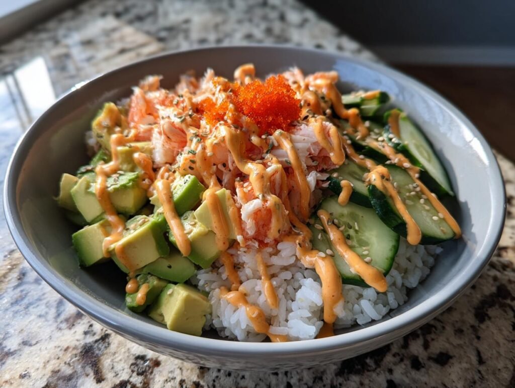 California Roll in a Bowl