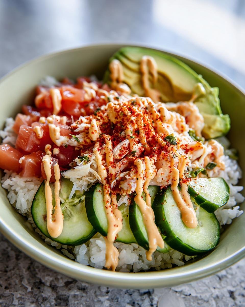California Roll in a Bowl - detail 2