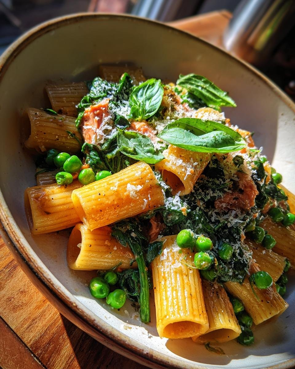 Canned Salmon Pasta - detail 2