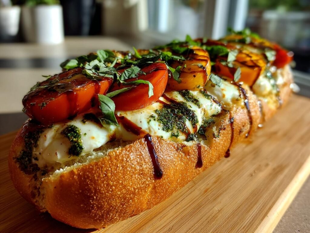 Caprese Garlic Bread