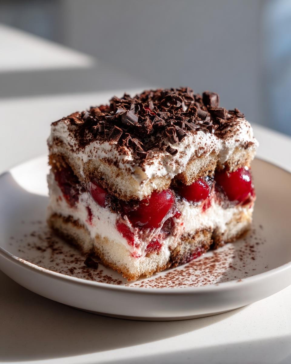 Cherry Amaretto Tiramisu - detail 1