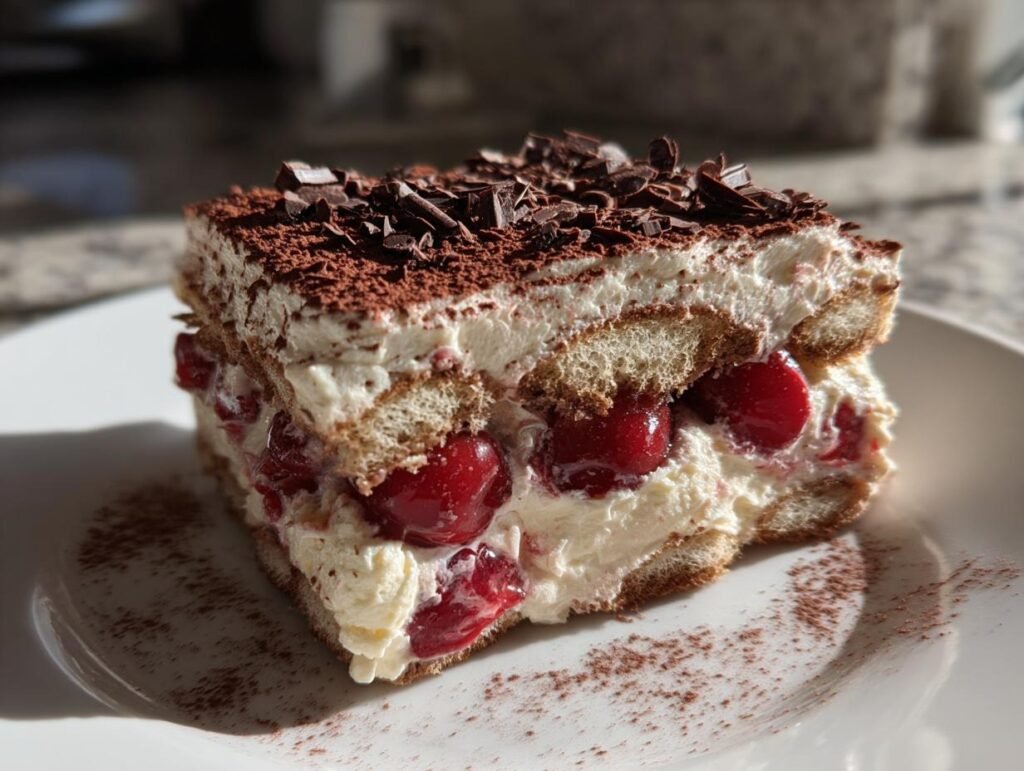 Cherry Amaretto Tiramisu