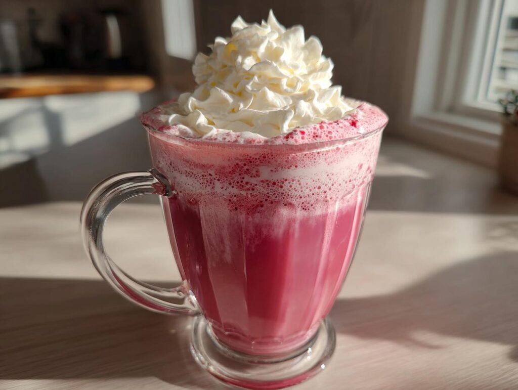 Cherry Vanilla Tea Latte