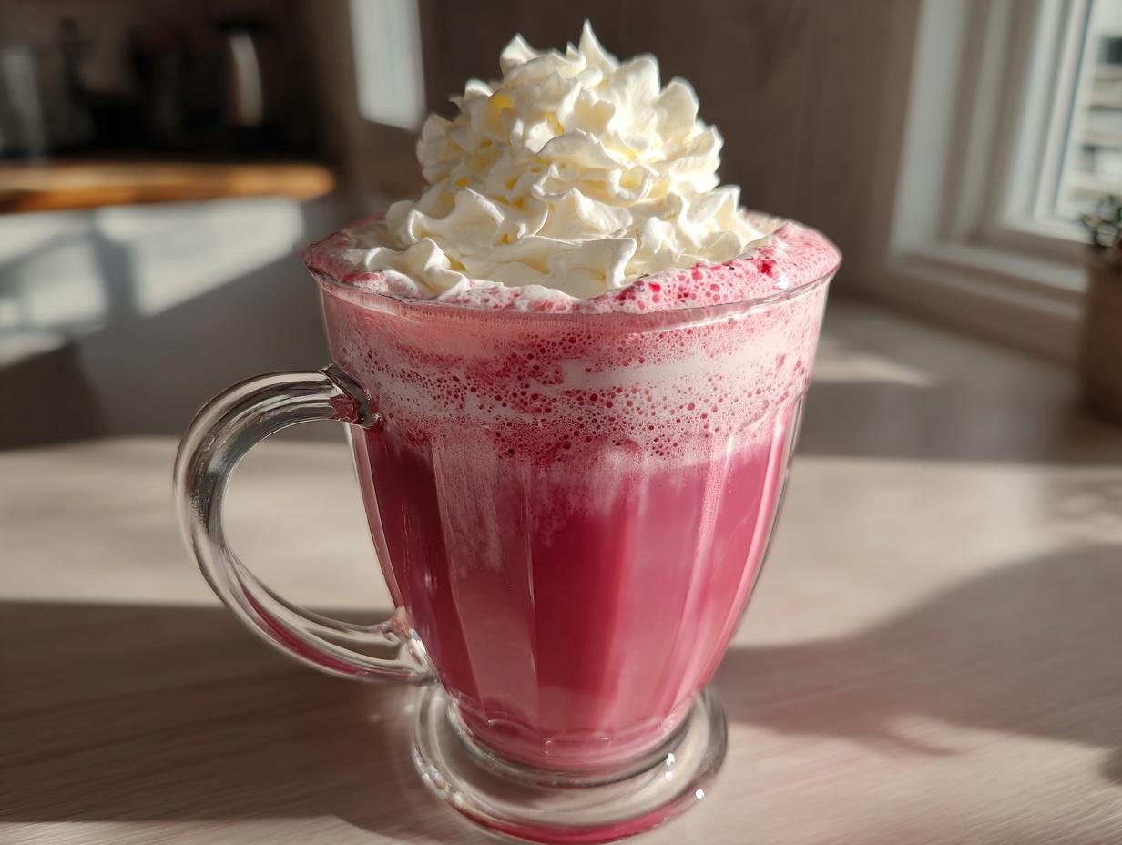 Cherry Vanilla Tea Latte