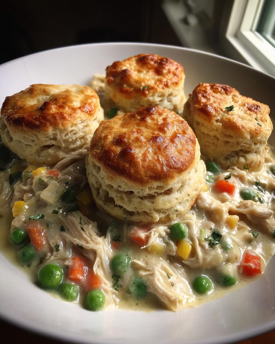 Chicken Pot Pie with Biscuits - detail 1