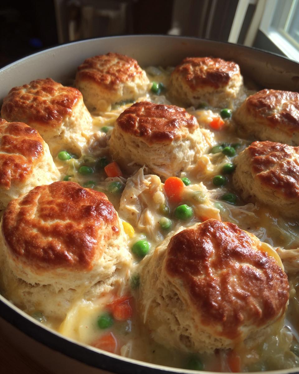 Chicken Pot Pie with Biscuits - detail 2