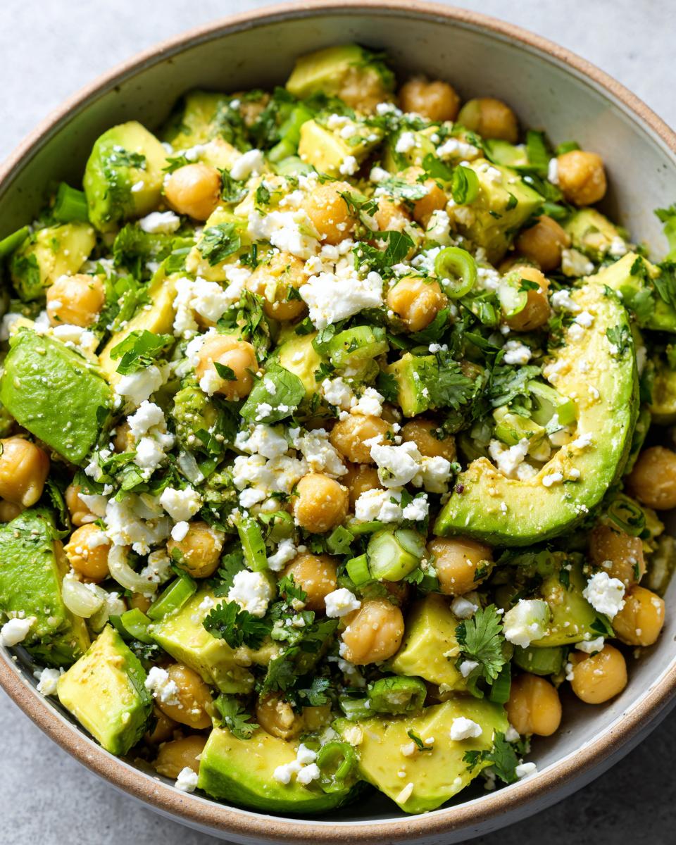 Chickpea, Avocado, & Feta Salad - detail 1