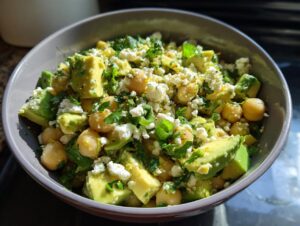 Chickpea, Avocado, & Feta Salad
