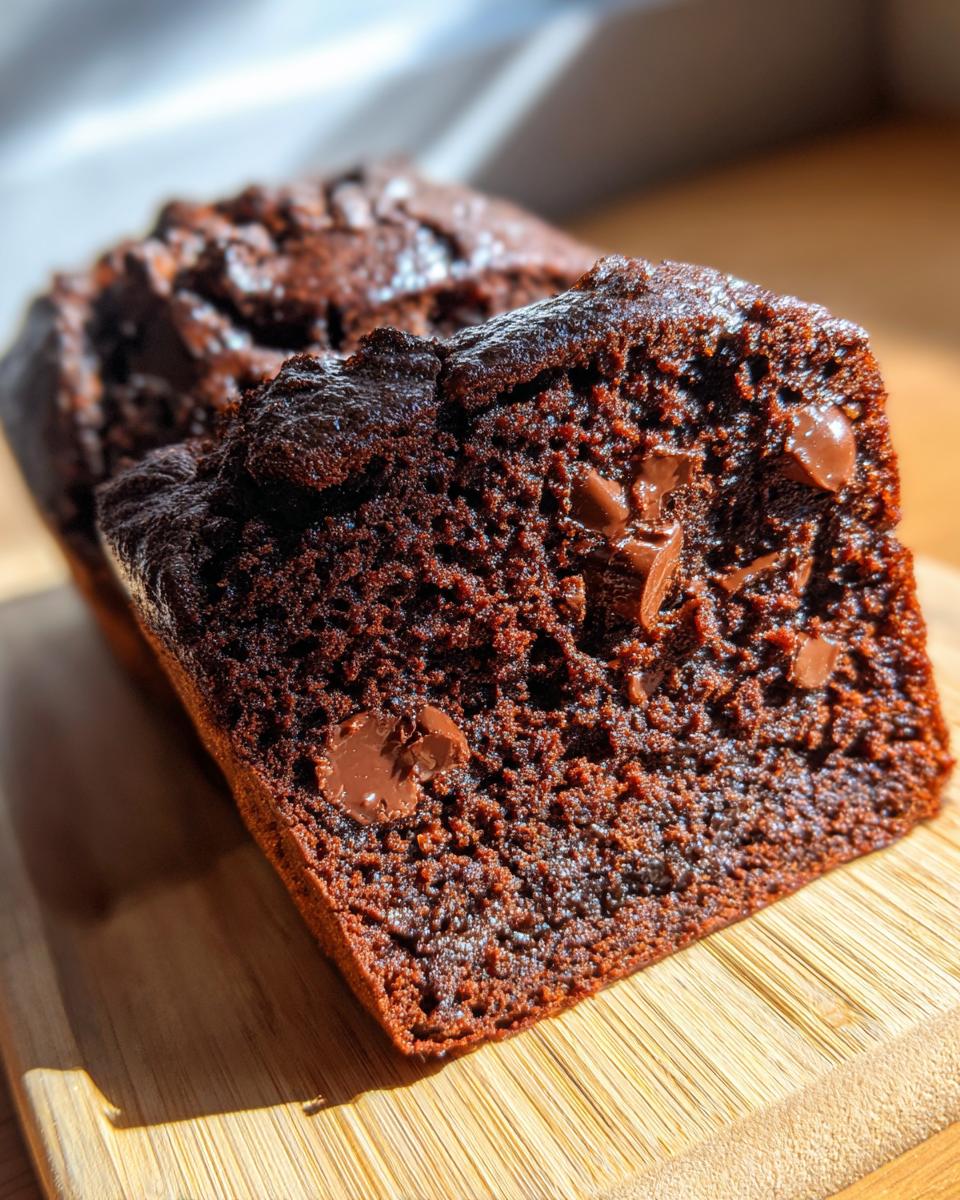 Chocolate Banana Bread - detail 1