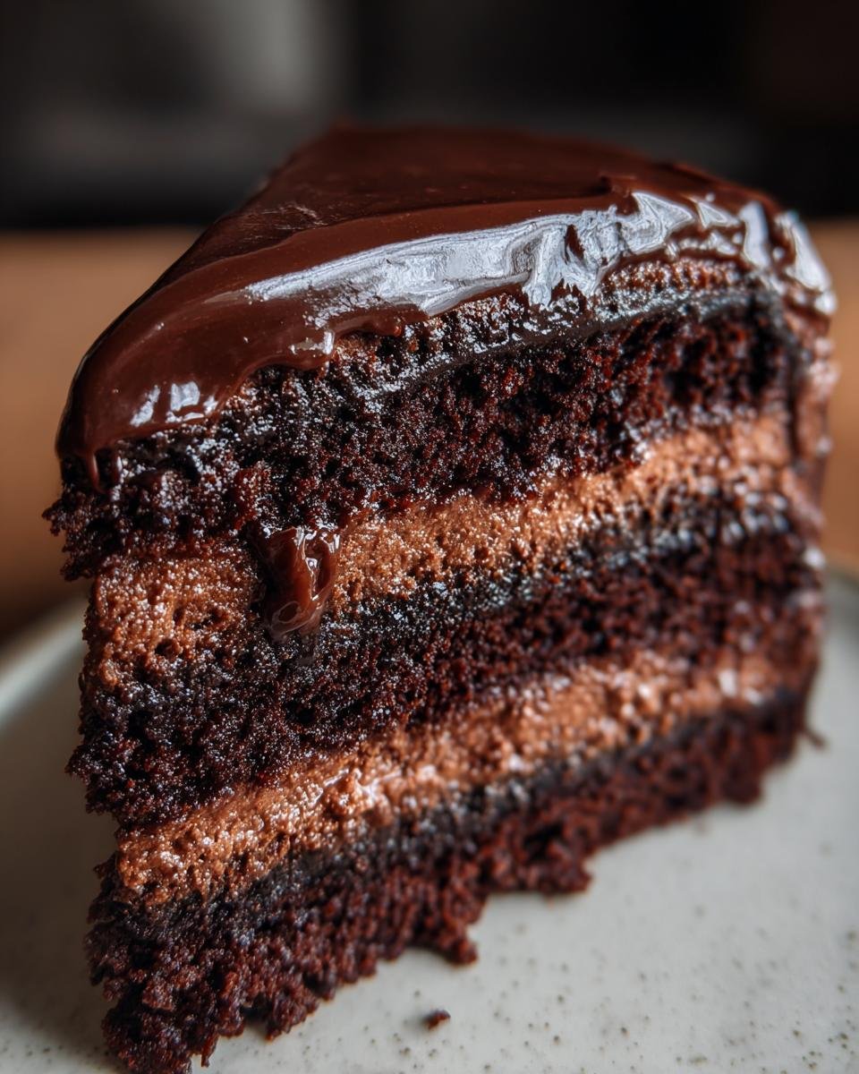Chocolate Mousse Cake - detail 1
